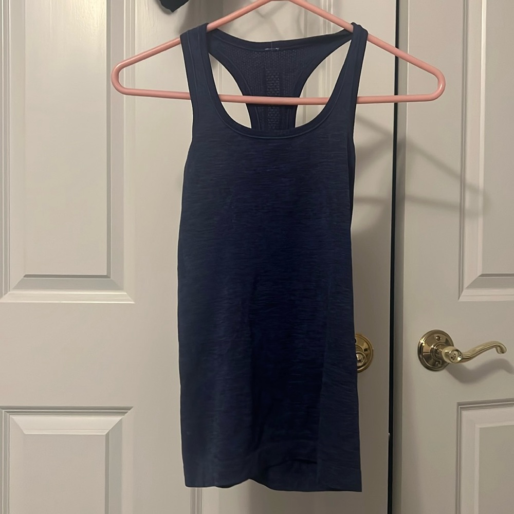 lululemon blue swiftly tech tank top